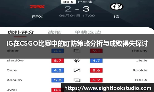 IG在CSGO比赛中的盯防策略分析与成败得失探讨