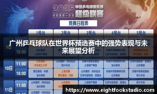广州乒乓球队在世界杯预选赛中的强势表现与未来展望分析